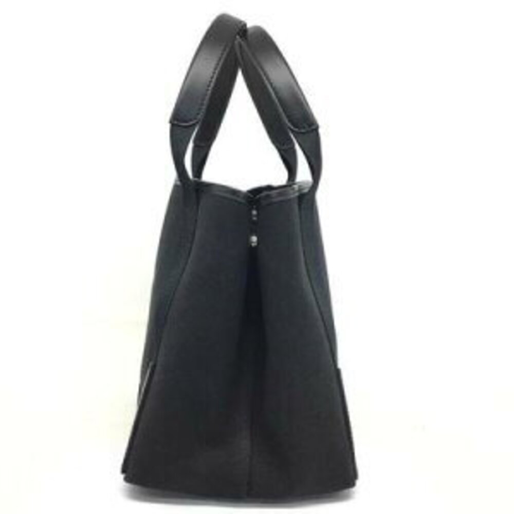 BALENCIAGA Navy Blue Cabas Tote Bag Black Clutch - Picture 4 of 9